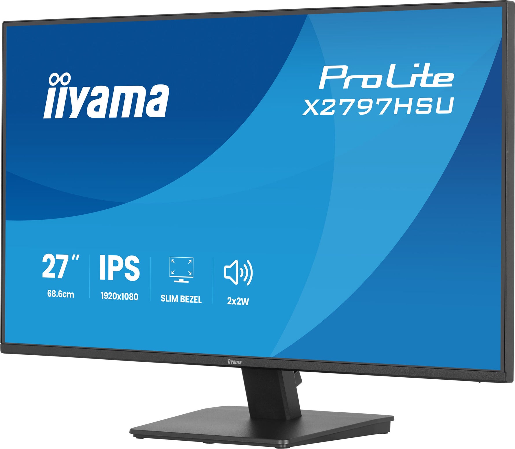 iiyama ProLite X2797HSU-B1 computer monitor 68,6 cm (27") 1920 x 1080 Pixels Full HD LED Zwart