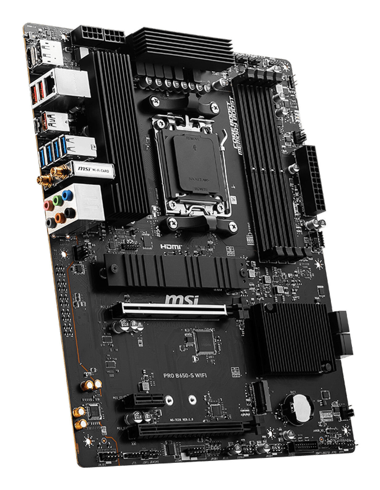 MSI PRO B650-S WIFI moederbord AMD B650 Socket AM5 ATX