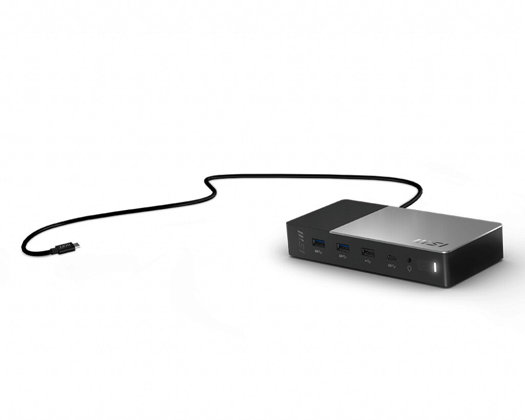 MSI USB-C Docking Station Gen 2 USB 3.2 Gen 2 (3.1 Gen 2) Type-C Zwart