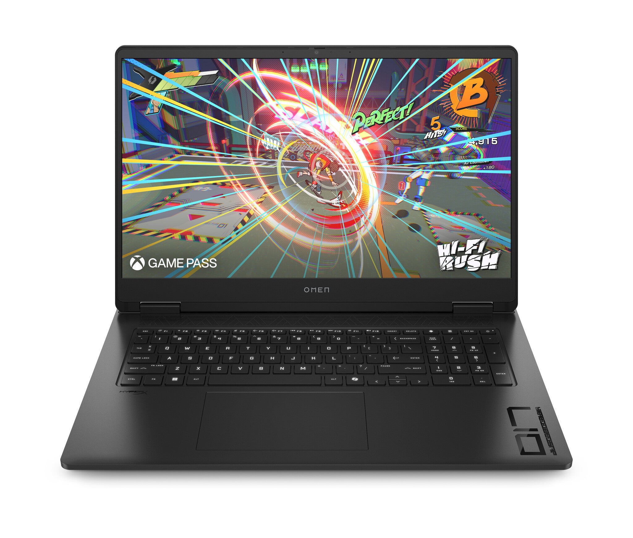 HP OMEN Gaming 17-db1060nd Copilot+ PC AMD Ryzen AI 7 350 Laptop 43,9 cm (17.3") Quad HD 16 GB DDR5-SDRAM 1 TB SSD NVIDIA GeForce RTX 5060 Wi-Fi 6 (802.11ax) Windows 11 Home Zwart