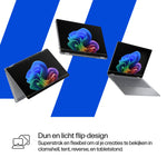 HP OmniBook X FlipNGAI 14-fk0070nd NL Copilot+ PC AMD Ryzen AI 7 350 Hybride (2-in-1) 35,6 cm (14") Touchscreen 3K 16 GB LPDDR5x-SDRAM 1 TB SSD Wi-Fi 7 (802.11be) Windows 11 Home Zilver