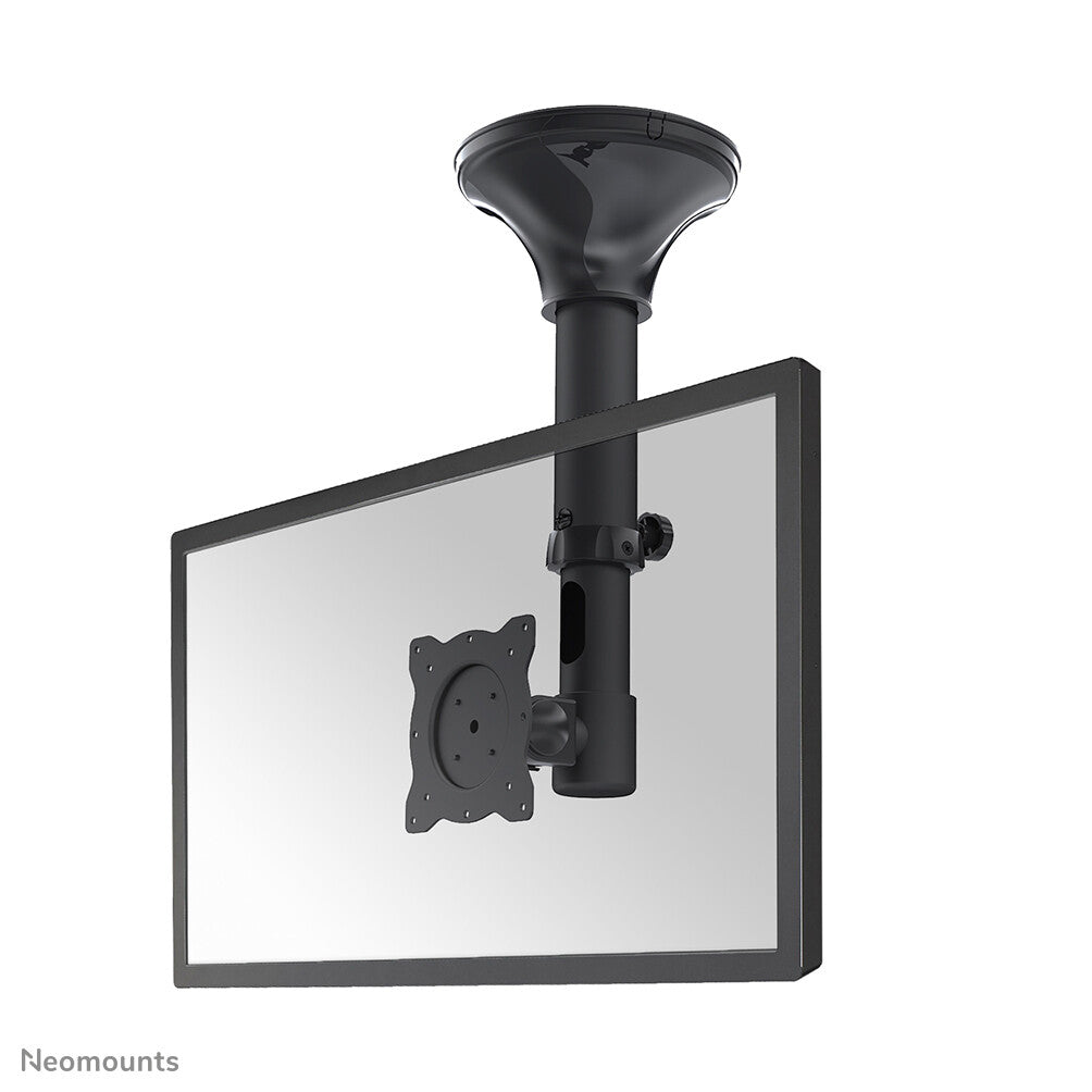 Neomounts FPMA-C025BLACK Monitor/TV-beugel plafond 10-30" - h 37-47 cm - kantelbaar