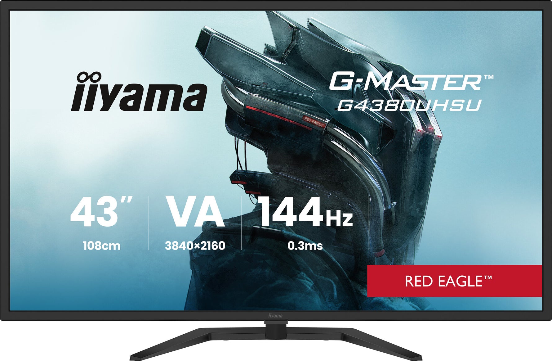 iiyama G-MASTER G4380UHSU-B2 computer monitor 108 cm (42.5
