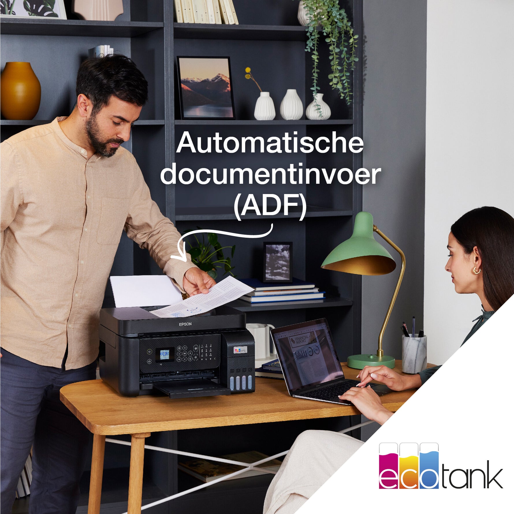 Epson EcoTank ET-4800 A4 multifunctionele Wi-Fi-printer met inkttank, inclusief tot 3 jaar inkt