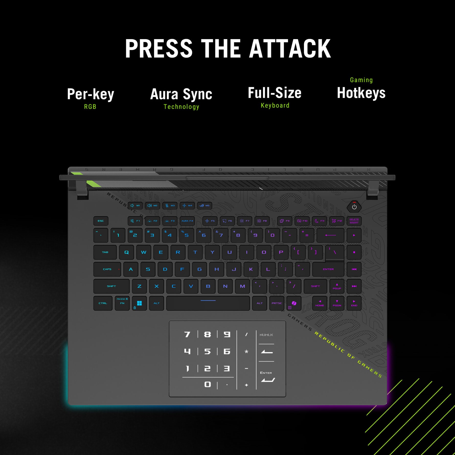ASUS ROG Strix G16 G614PP-S5076W AMD Ryzen™ 9 8940HX Laptop 40,6 cm (16") WQXGA 32 GB DDR5-SDRAM 1 TB SSD NVIDIA GeForce RTX 5070 Laptop GPU Wi-Fi 6E (802.11ax) Windows 11 Home Nederlands Grijs