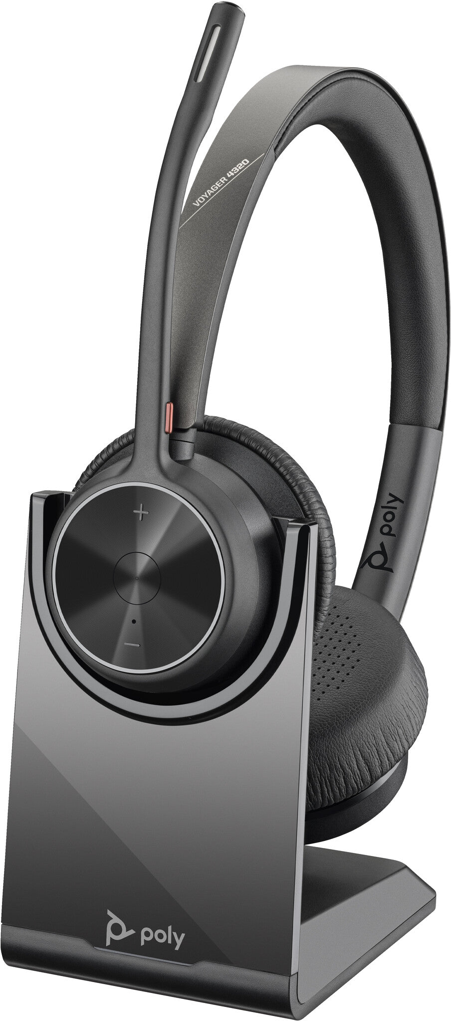 HP Poly Voyager 4320 USB-C Headset + BT700 dongle + oplaadstatief