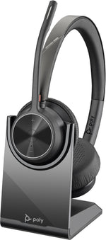 HP Poly Voyager 4320 USB-C Headset + BT700 dongle + oplaadstatief