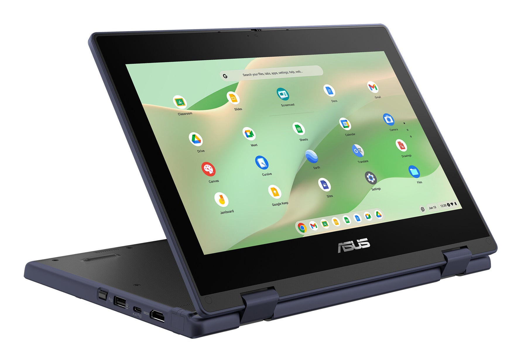 ASUS Chromebook CZ11 Flip CZ1104FM2A-NS0097 MediaTek Kompanio 520 29,5 cm (11.6") Touchscreen HD 8 GB LPDDR4x-SDRAM 64 GB eMMC Wi-Fi 6 (802.11ax) ChromeOS US International Grijs