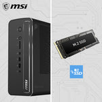 MSI Pro MAX EDGE AI+ 11M-005EU Copilot+ PC AMD Ryzen AI Max+ 395 128 GB LPDDR5x-SDRAM 2 TB SSD Windows 11 Pro Mini PC PC Zwart
