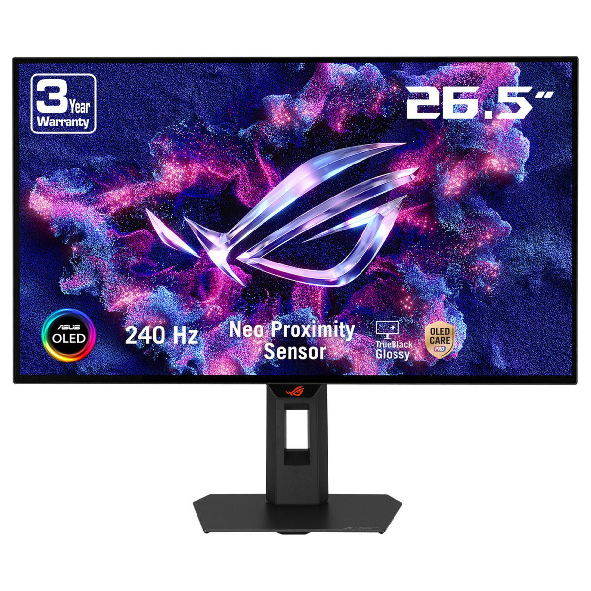 ASUS ROG Strix OLED XG27AQDMGR computer monitor 67,3 cm (26.5") 2560 x 1440 Pixels Quad HD Zwart