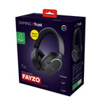 Trust GXT 491 Fayzo Headset Bedraad en draadloos Hoofdband Gamen USB Type-C Bluetooth Zwart