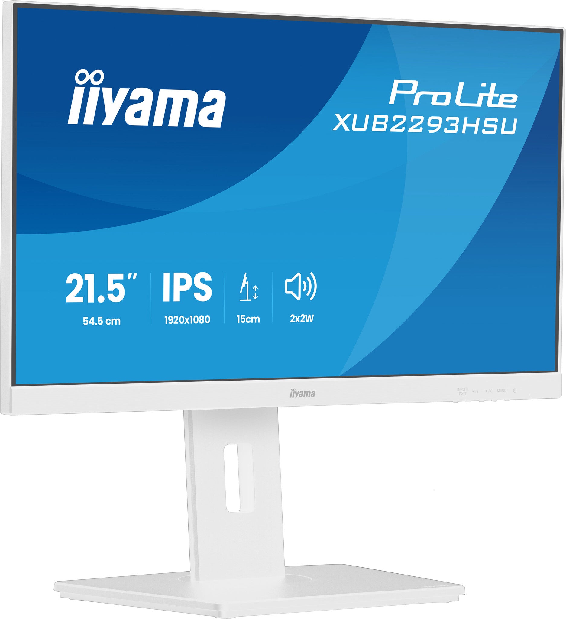 iiyama ProLite XUB2293HSU-W7 computer monitor 54,6 cm (21.5") 1920 x 1080 Pixels Full HD LED Wit