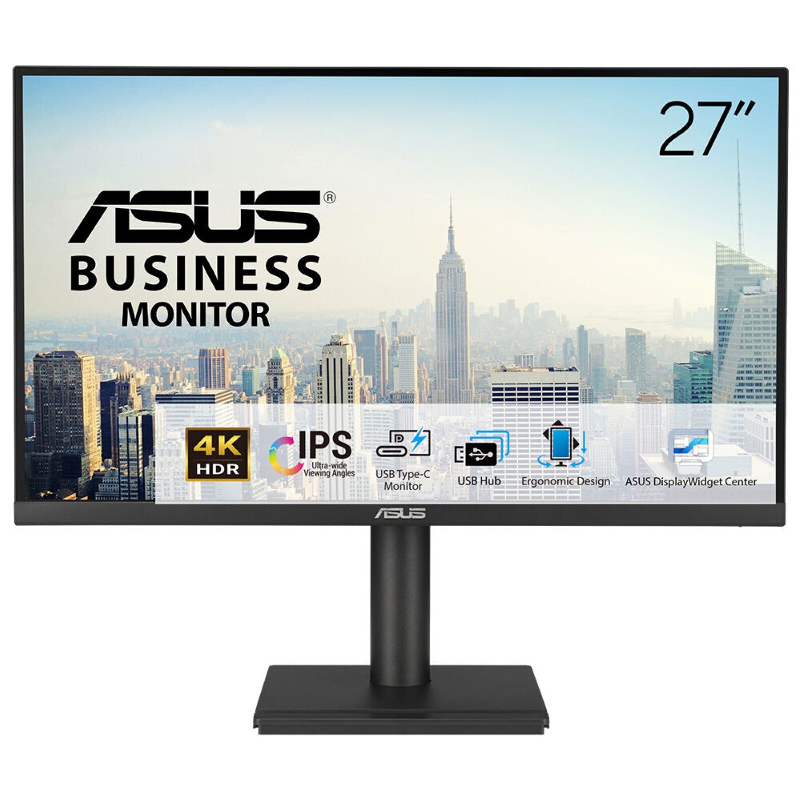 ASUS VA27UCPS computermonitor 68,6 cm (27") 3840 x 2160 pixels 4K Ultra HD LCD Zwart