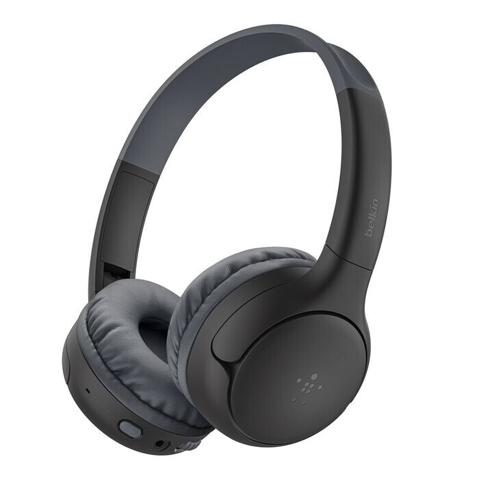 BELKIN SoundForm Mini 2 Kids Wireless On-Ear Headphones Black