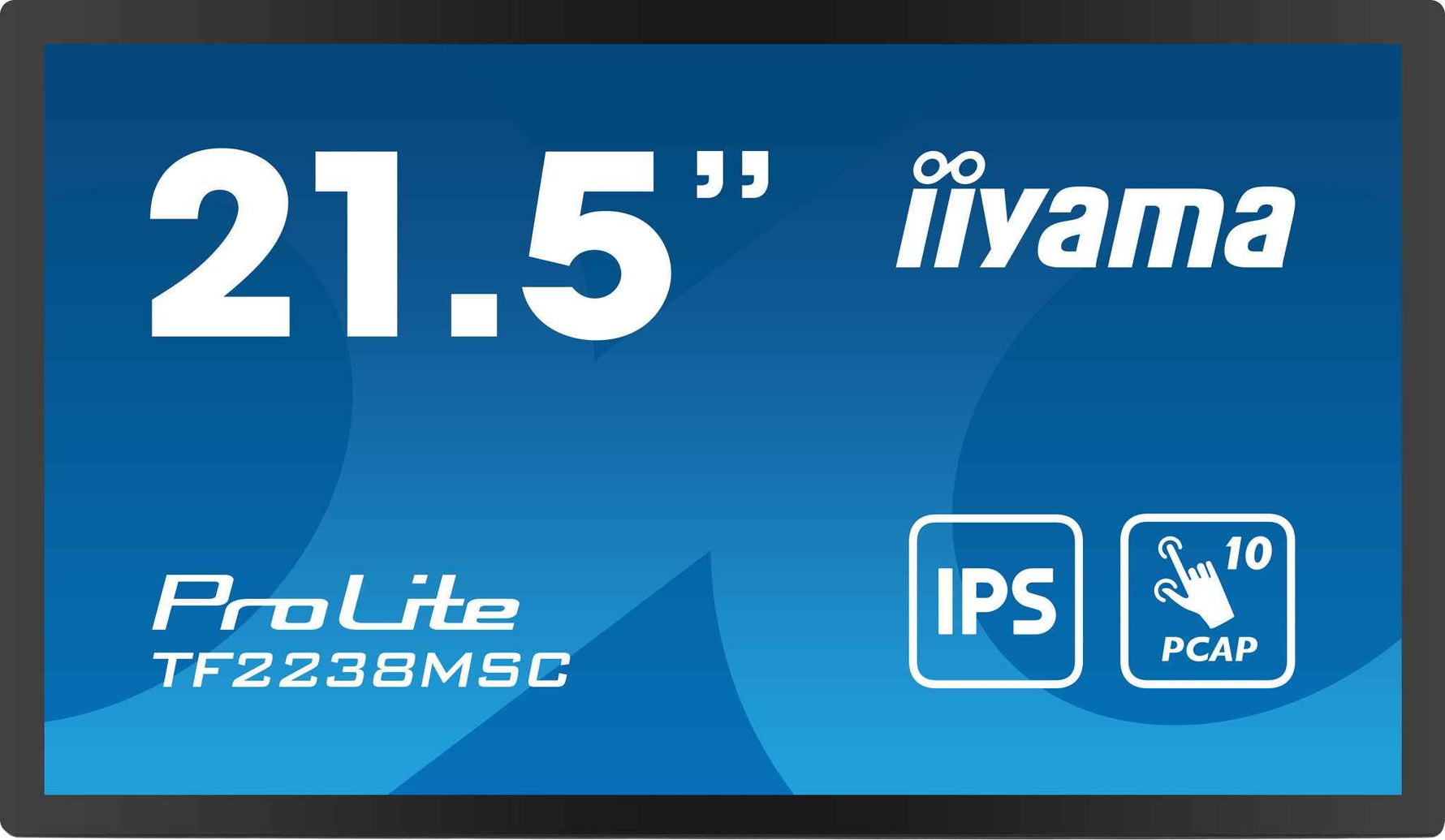 iiyama TF2238MSC-B1 computer monitor 53,3 cm (21") 1920 x 1080 Pixels Full HD LED Touchscreen Zwart