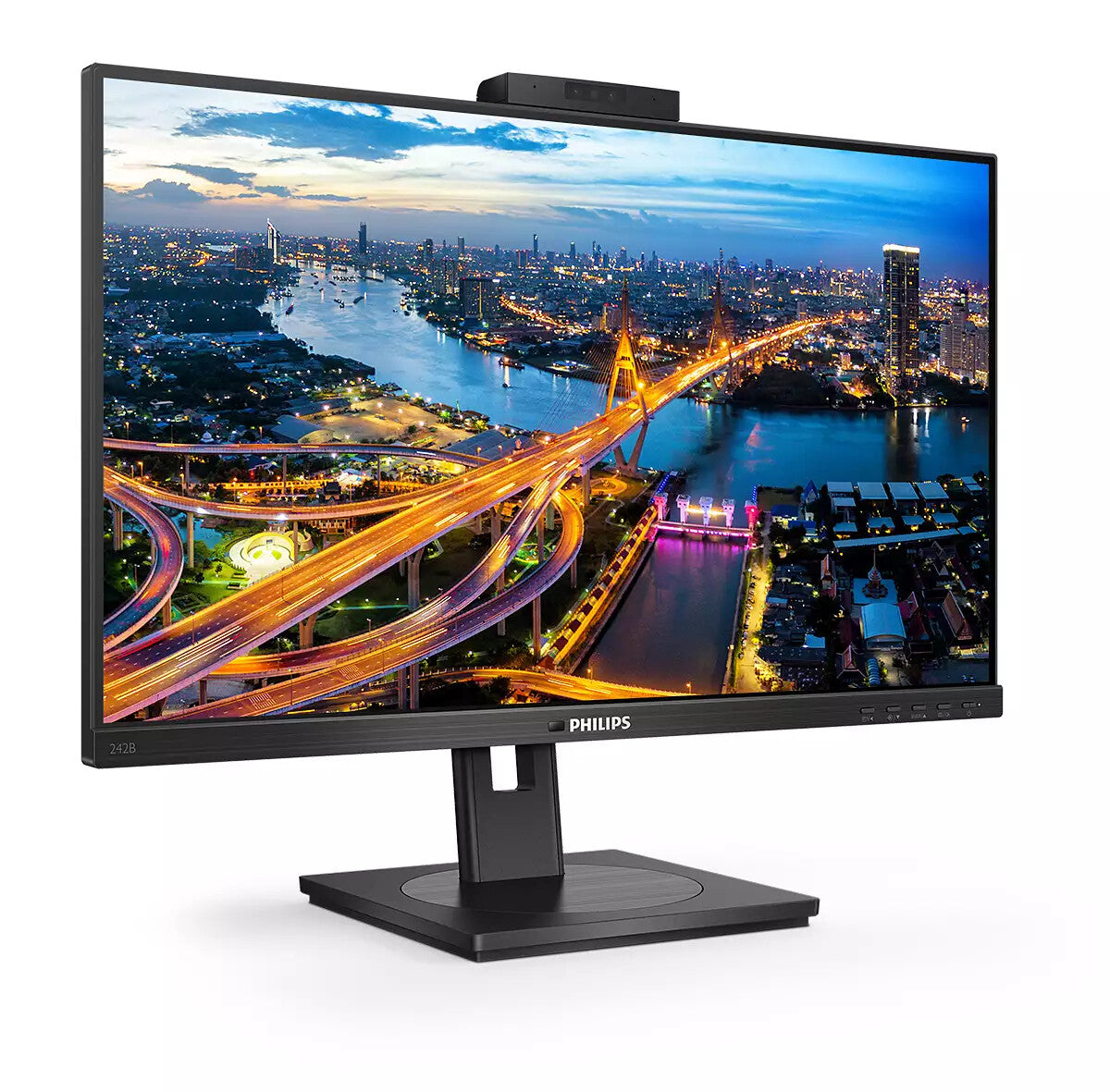 Philips B Line 242B1H/00 computer monitor 60,5 cm (23.8") 1920 x 1080 Pixels Full HD LED Zwart
