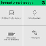 HP AIO 24-cr0057nd PC NL Intel® Core™ i5 i5-1335U 60,5 cm (23.8") 1920 x 1080 Pixels Alles-in-één-pc 16 GB DDR4-SDRAM 512 GB SSD Windows 11 Home Wi-Fi 6 (802.11ax) Wit