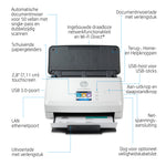 HP ScanJet Pro N4000 snw1 Paginascanner 600 x 600 DPI A4 Zwart, Wit