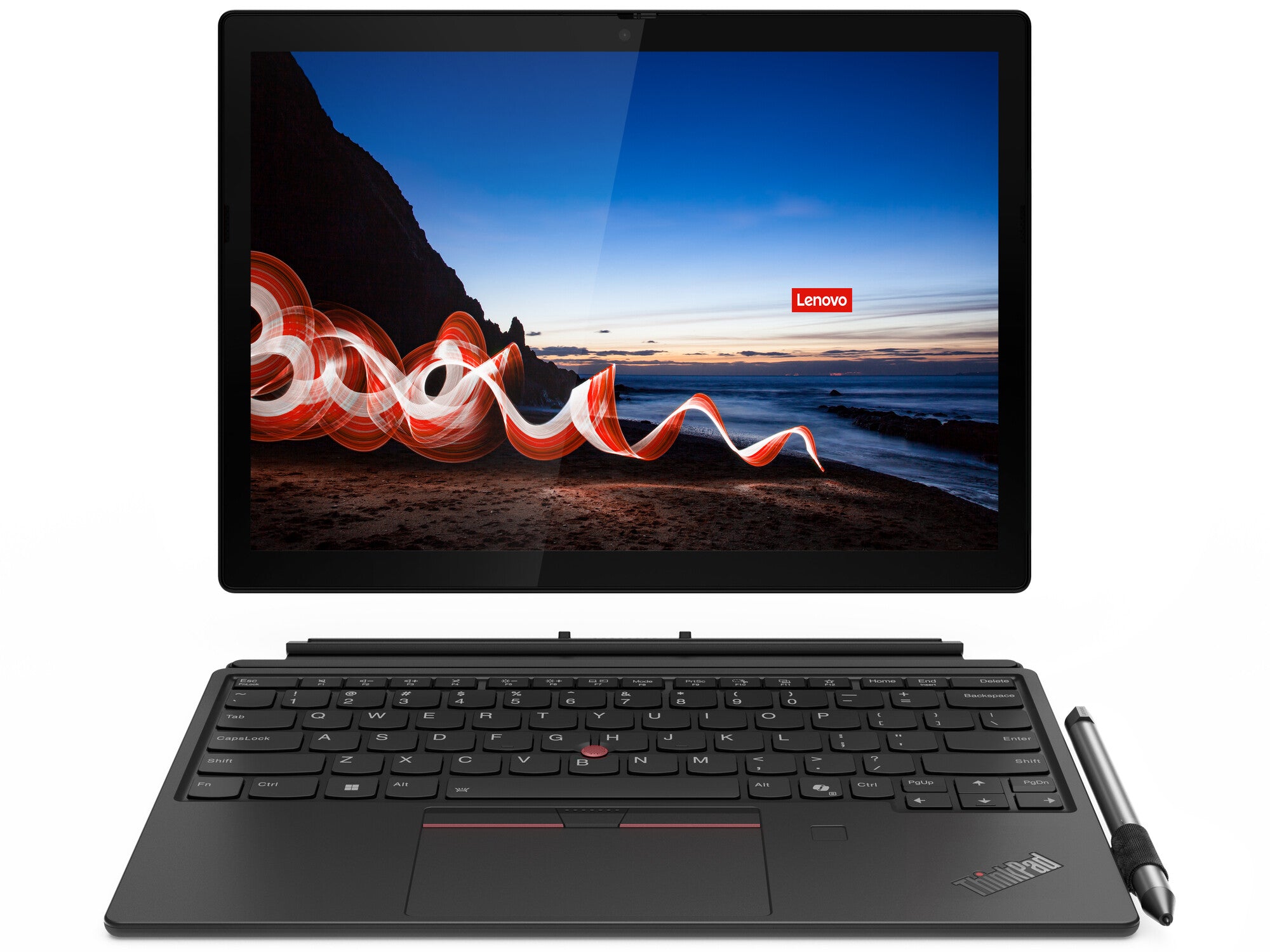 Lenovo ThinkPad X12 Detachable Gen 2 Intel Core Ultra 7 164U Hybride (2-in-1) 31,2 cm (12.3") Touchscreen 32 GB LPDDR5x-SDRAM 512 GB SSD Wi-Fi 6E (802.11ax) Windows 11 Pro Engels Zwart