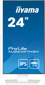 iiyama ProLite XUB2497HSN-W2 computer monitor 60,5 cm (23.8") 1920 x 1080 Pixels Full HD LED Wit