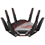 ASUS ROG Rapture GT-BN98 draadloze router 10 Gigabit Ethernet Quad-band (2.4 GHz / 5 GHz-1 / 5 GHz-2 / 6 GHz) Zwart, Wit