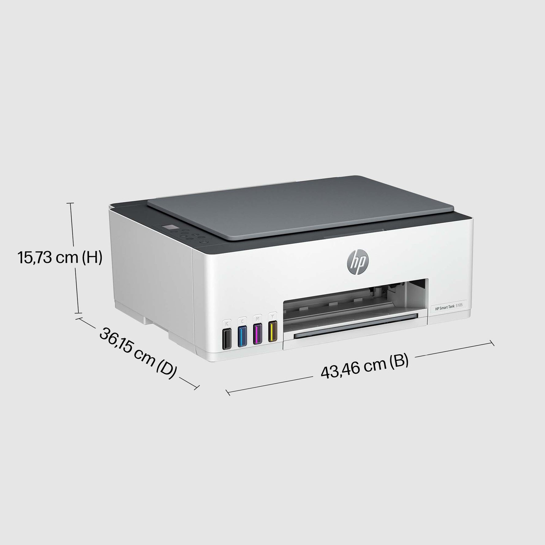 HP Smart Tank 5105 Draadloos All-in-One Kleur Printer, Kopieerapparaat, scanner