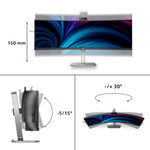 Philips 5000 series 49B2U5900CH/00 computer monitor 124 cm (48.8") 5120 x 1440 Pixels Dual QHD LCD Zwart