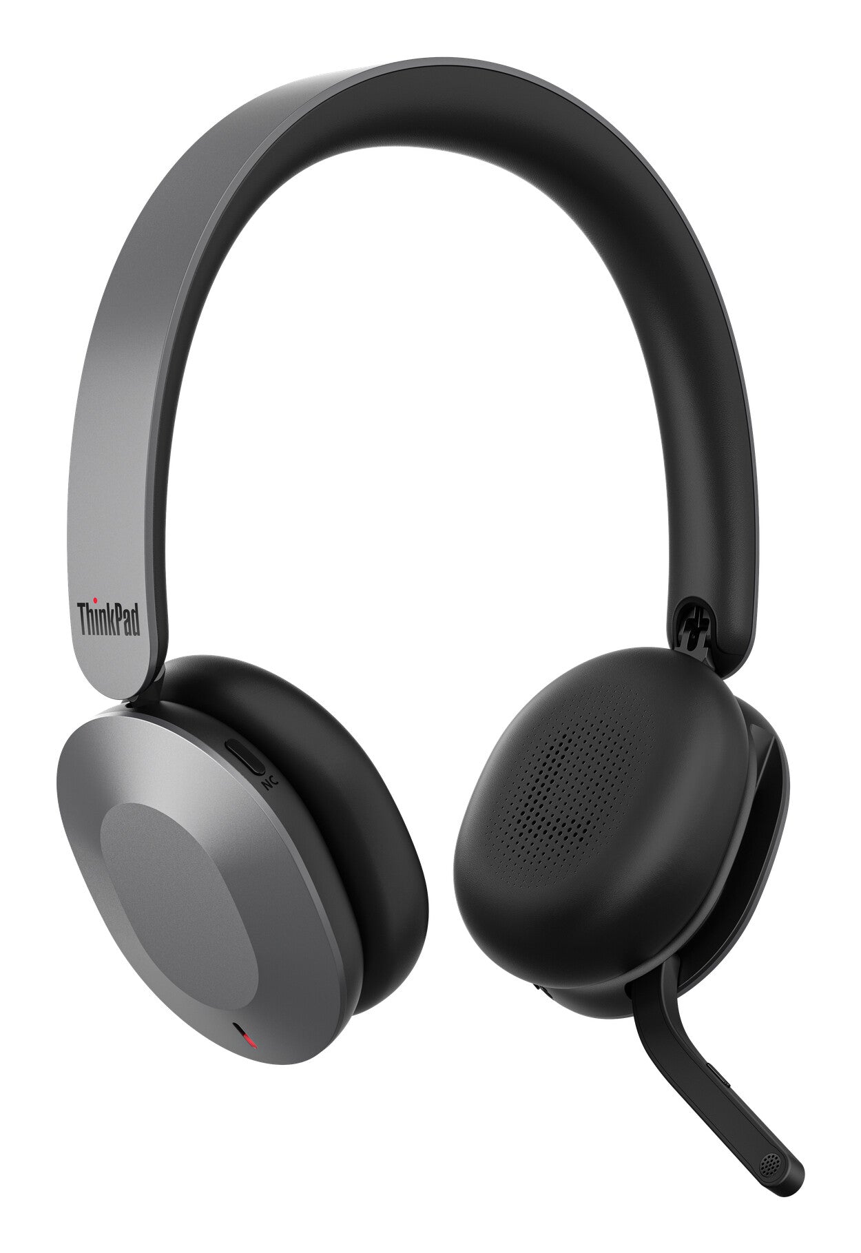 Lenovo 4XD1T60925 hoofdtelefoon/headset Draadloos Hoofdband Kantoor/callcenter USB Type-C Bluetooth Grijs