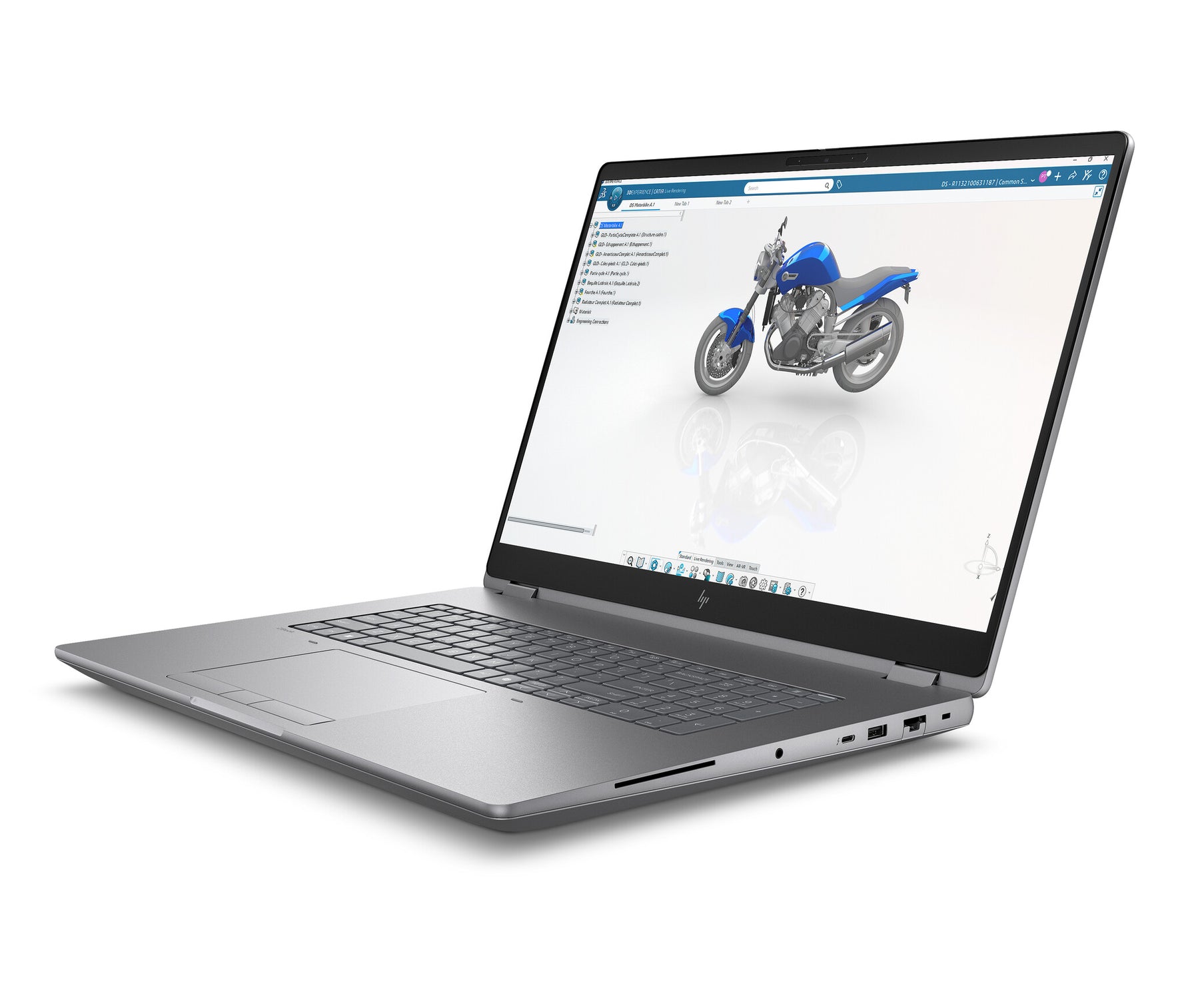 HP ZBook Fury G1i Wolf Pro Security Edition - Data Science Intel Core Ultra 7 255HX Mobiel werkstation 45,7 cm (18") WQXGA 64 GB DDR5-SDRAM 2 TB SSD NVIDIA RTX PRO 4000 Blackwell Wi-Fi 7 (802.11be) Windows 11 Pro AI Workstation, AI PC Zilver