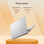 ASUS Vivobook 14 M1407KA-LY090W AMD Ryzen AI 5 340 Laptop 35,6 cm (14") WUXGA 16 GB DDR5-SDRAM 512 GB SSD Wi-Fi 6 (802.11ax) Windows 11 Home Nederlands Zilver