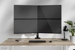 Neomounts DS60-600BL2-2 Quadruple monitorarm voor vier schermen 10-32"