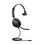 Jabra Evolve2 40 SE Headset Bedraad Hoofdband Kantoor/callcenter USB Type-C / USB Type-A Zwart