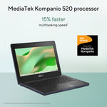 ASUS Chromebook CR11 CZ1104CM4A-NS0172 MediaTek Kompanio 540 29,5 cm (11.6") Touchscreen HD 8 GB LPDDR5x-SDRAM 64 GB eMMC Wi-Fi 7 (802.11be) ChromeOS Grijs QWERTY US International