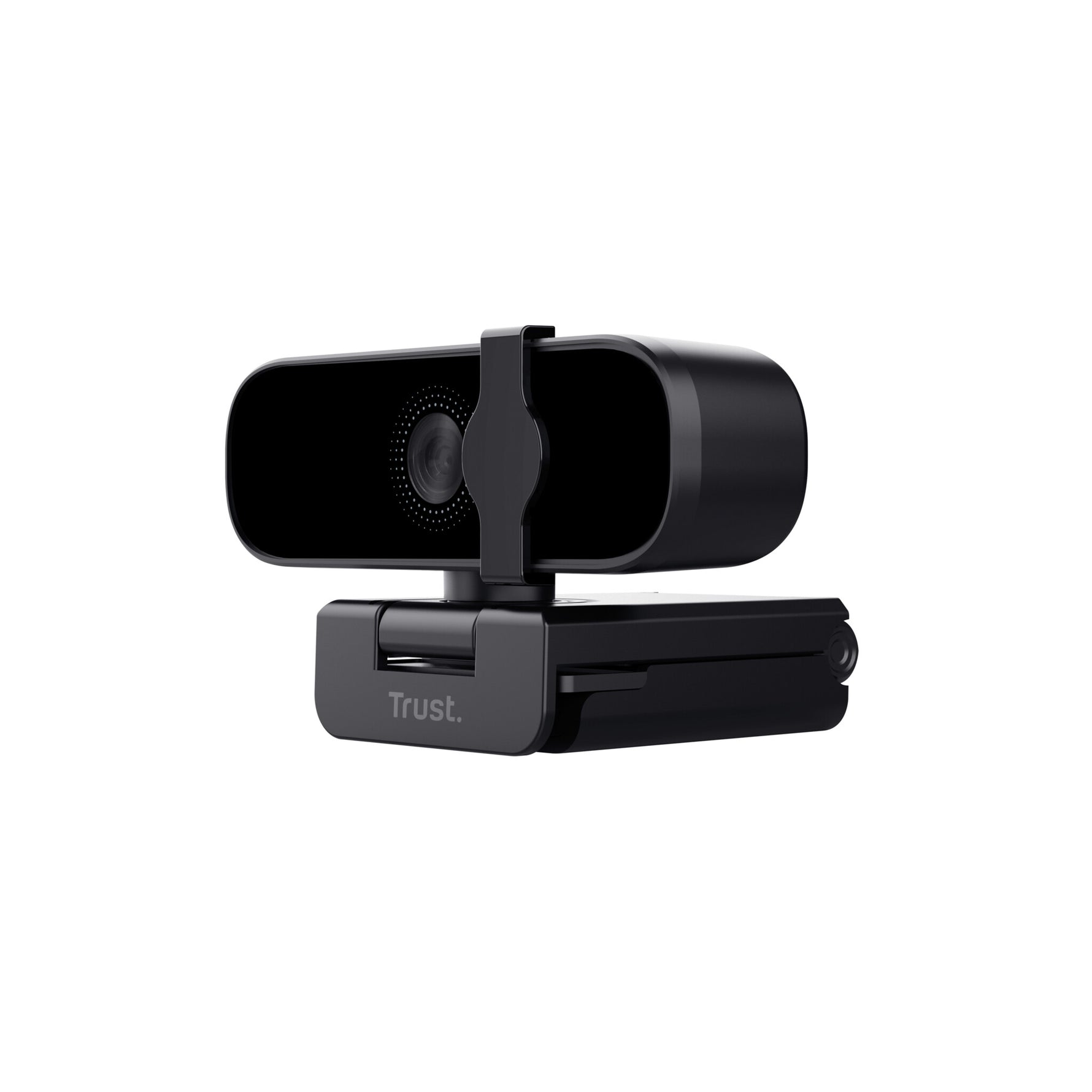 Trust Tanor Full HD Webcam – webcam – Full HD webcam met privacy‑cover – geïntegreerde microfoon – zwart