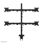 Neomounts DS60-600BL2-2 Quadruple monitorarm voor vier schermen 10-32"