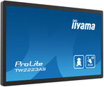 iiyama TW2223AS-B2 computer monitor 54,6 cm (21.5") 1920 x 1080 Pixels Full HD Touchscreen Zwart