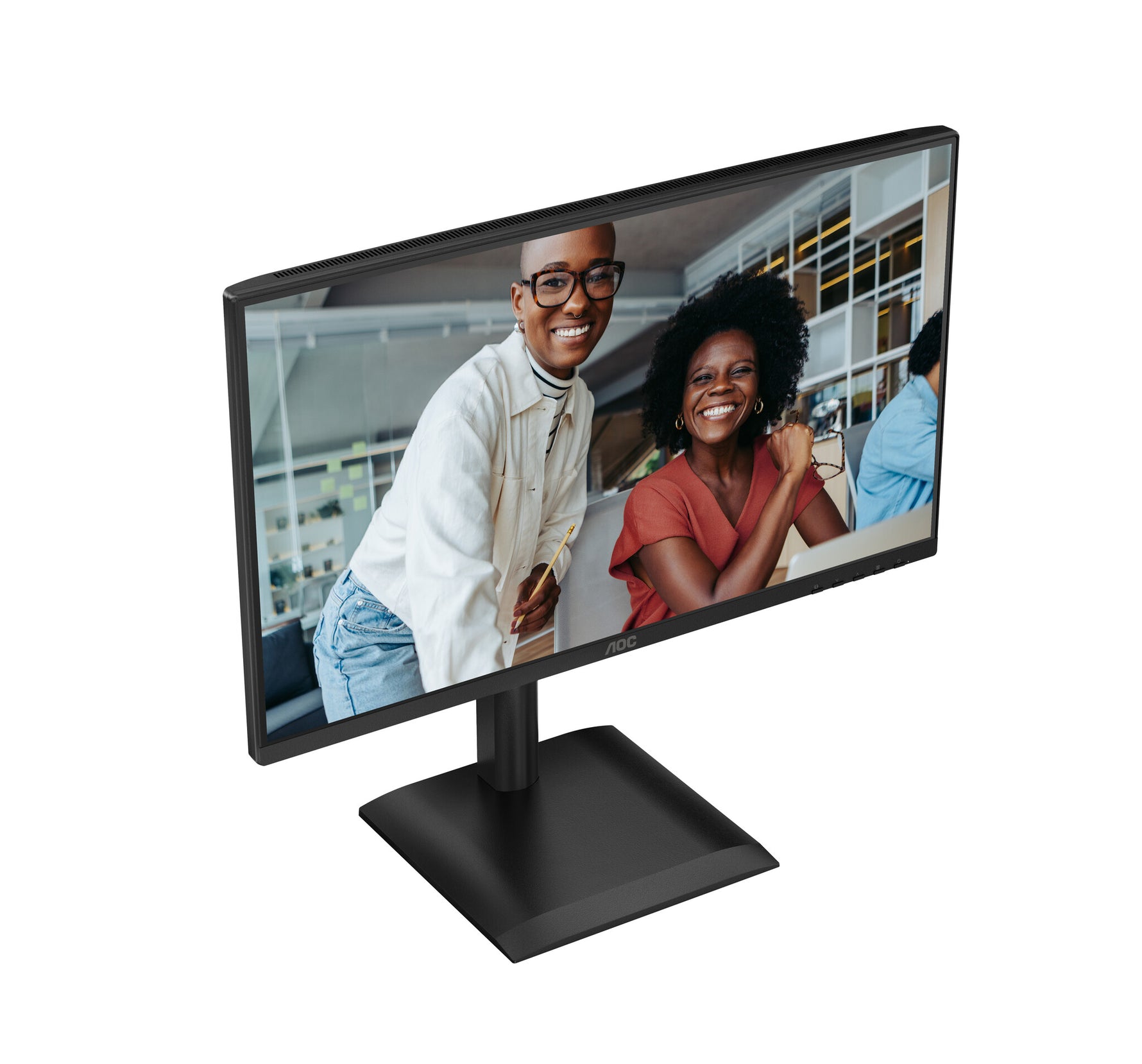 AOC E4 24E4CV computer monitor 60,5 cm (23.8") 1920 x 1080 Pixels Full HD LED Zwart