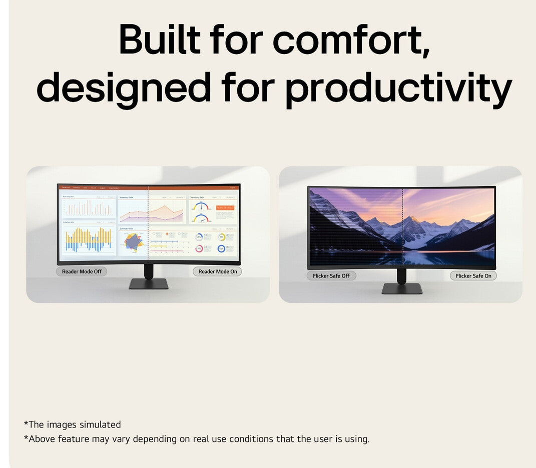 LG 34U601B-B computer monitor 86,4 cm (34") 3440 x 1440 Pixels Dual WQHD LCD Zwart