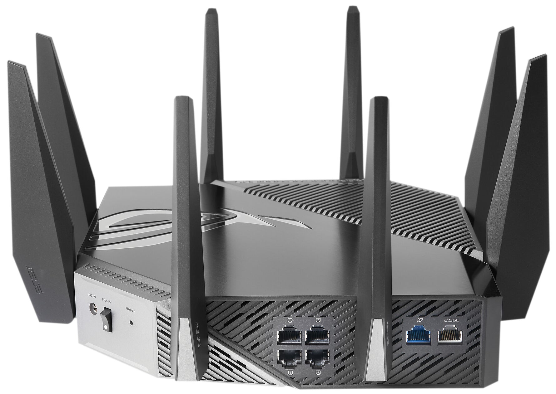 ASUS GT-AXE11000 draadloze router Gigabit Ethernet Tri-band (2,4 GHz / 5 GHz / 6 GHz) Zwart
