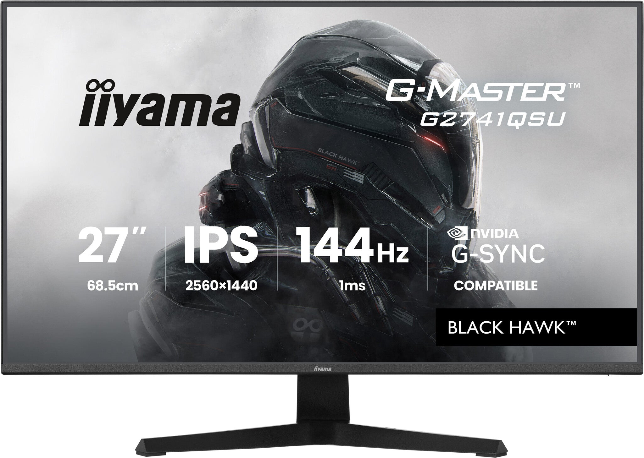 iiyama G-MASTER G2741QSU-B1 computer monitor 68,6 cm (27") 2560 x 1440 Pixels Zwart