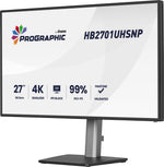 iiyama PROGRAPHIC HB2701UHSNP-B1 computer monitor 68,6 cm (27") 3840 x 2160 Pixels 4K Ultra HD LCD Zwart