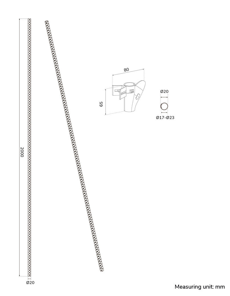 Neomounts ADS06-141BL Kabelspiraal - voor 1-4 kabels - universeel