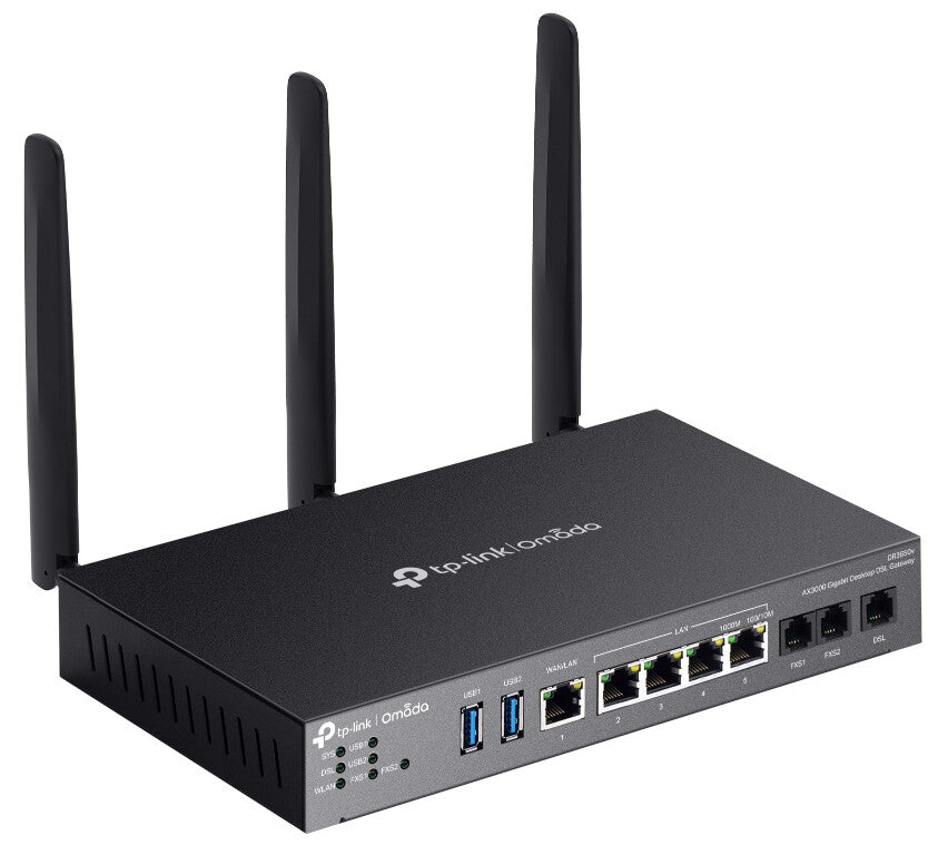 TP-Link Omada DR3220v-4G draadloze router Gigabit Ethernet Dual-band (2.4 GHz / 5 GHz) Zwart