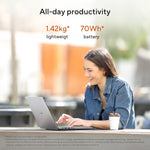 ASUS ExpertBook PM3406CHA-LY0044X Copilot+ PC AMD Ryzen™ 7 260 Laptop 35,6 cm (14") WUXGA 16 GB DDR5-SDRAM 512 GB SSD Wi-Fi 7 (802.11be) Windows 11 Pro Grijs QWERTY US International