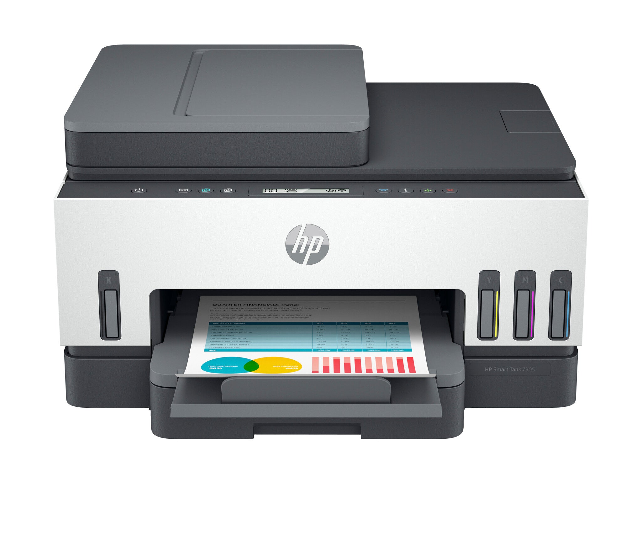 HP Smart Tank 7305 Draadloos All-in-One Kleur Printer, Dubbelzijdig printen; Kopieerapparaat, Scanner