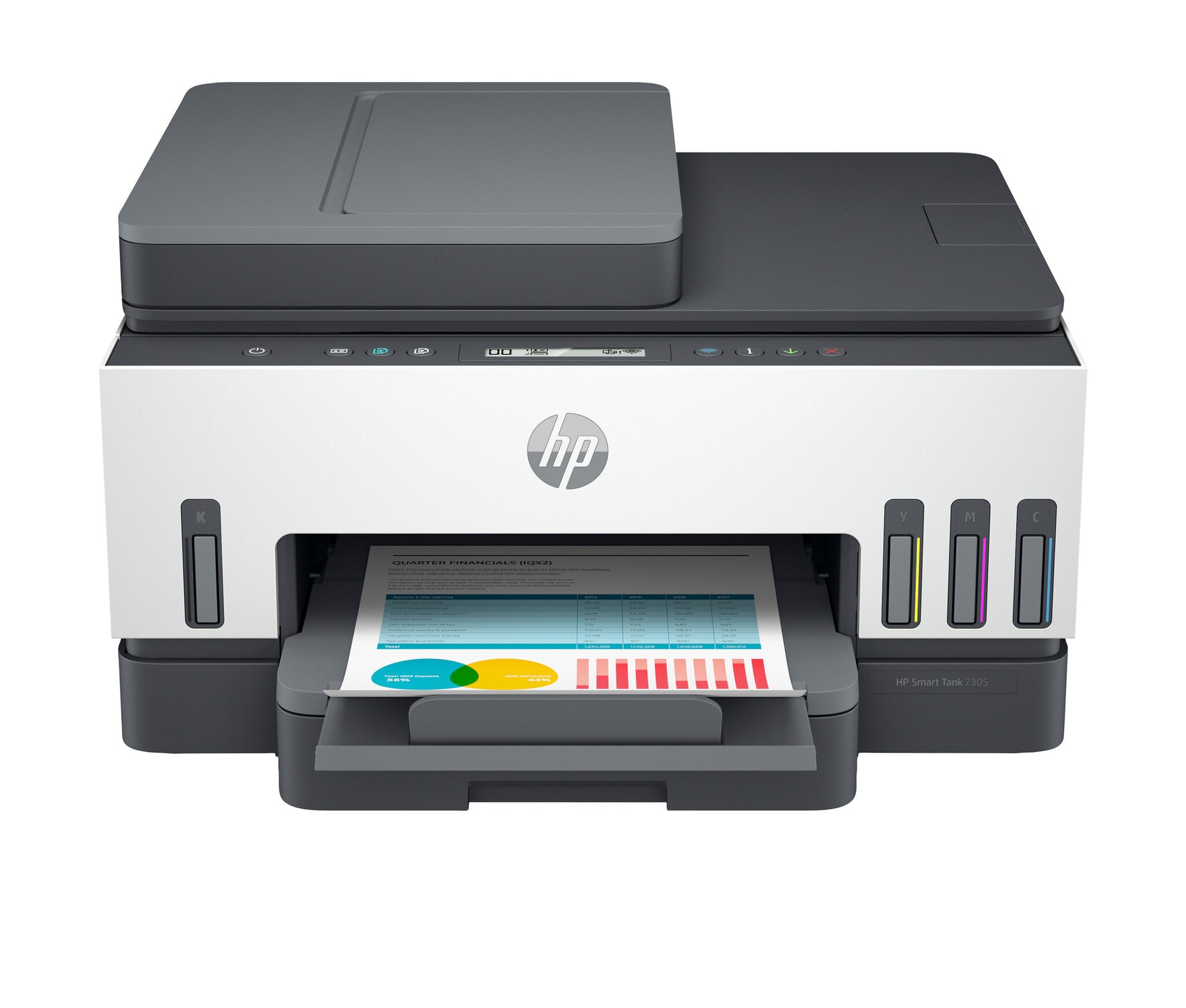 HP Smart Tank 7305 Draadloos All-in-One Kleur Printer, Dubbelzijdig printen; Kopieerapparaat, Scanner