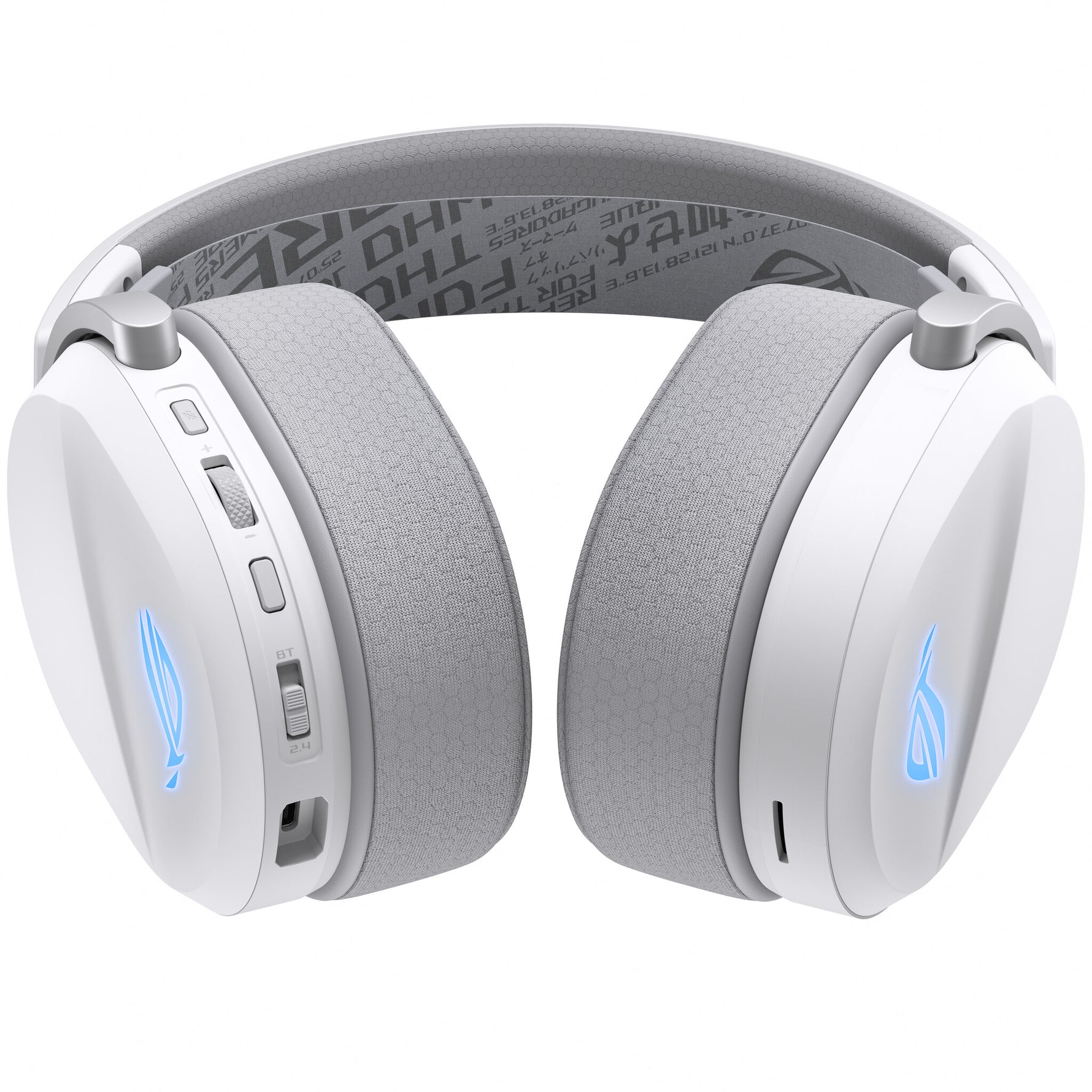 ASUS ROG Pelta Headset Bedraad en draadloos Hoofdband Gamen USB Type-C Bluetooth Wit