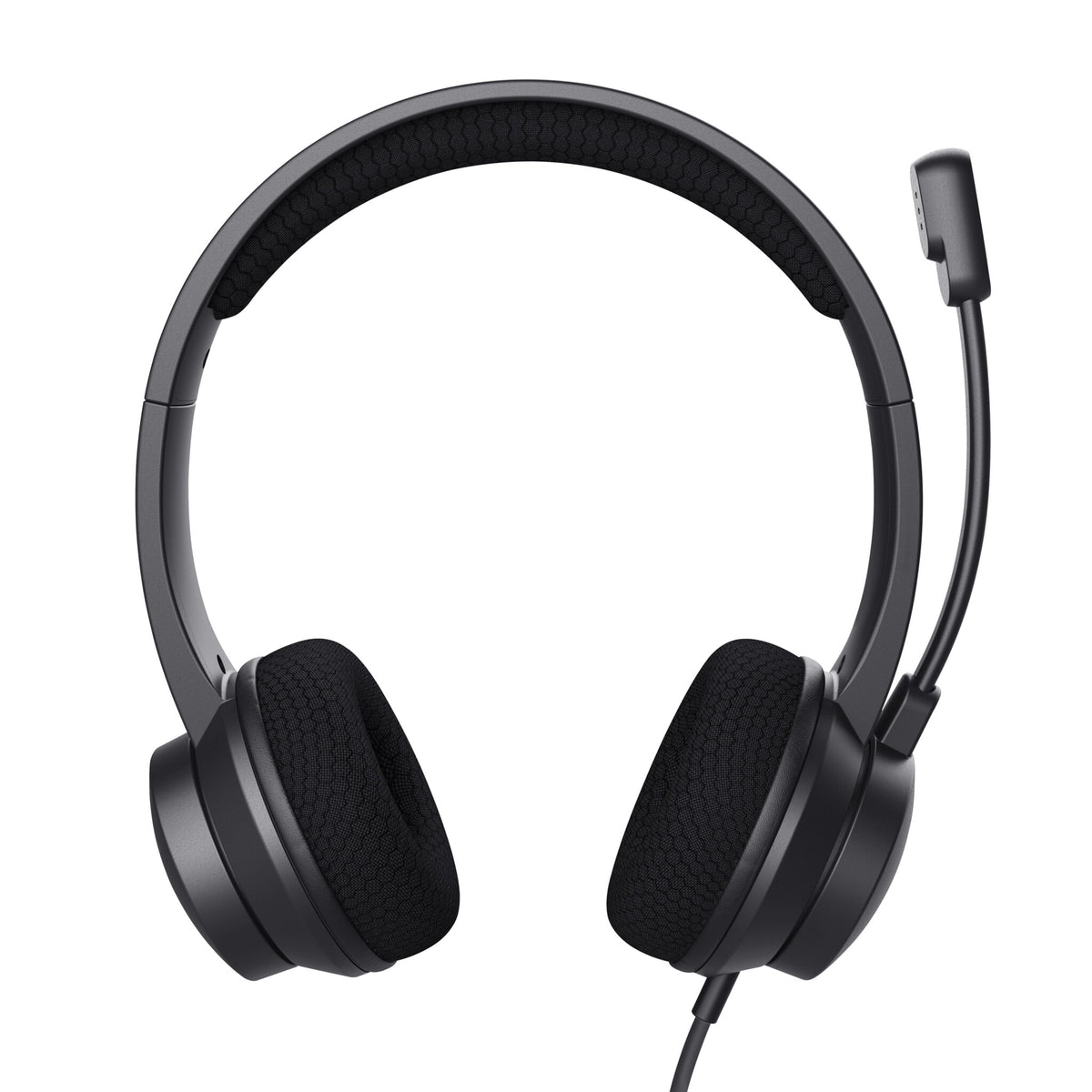 Trust Ayda ENC-headset - Hoofdtelefoon met omgevingsgeluidonderdrukking - USB-aansluiting - Microfoon met ENC - Zwart