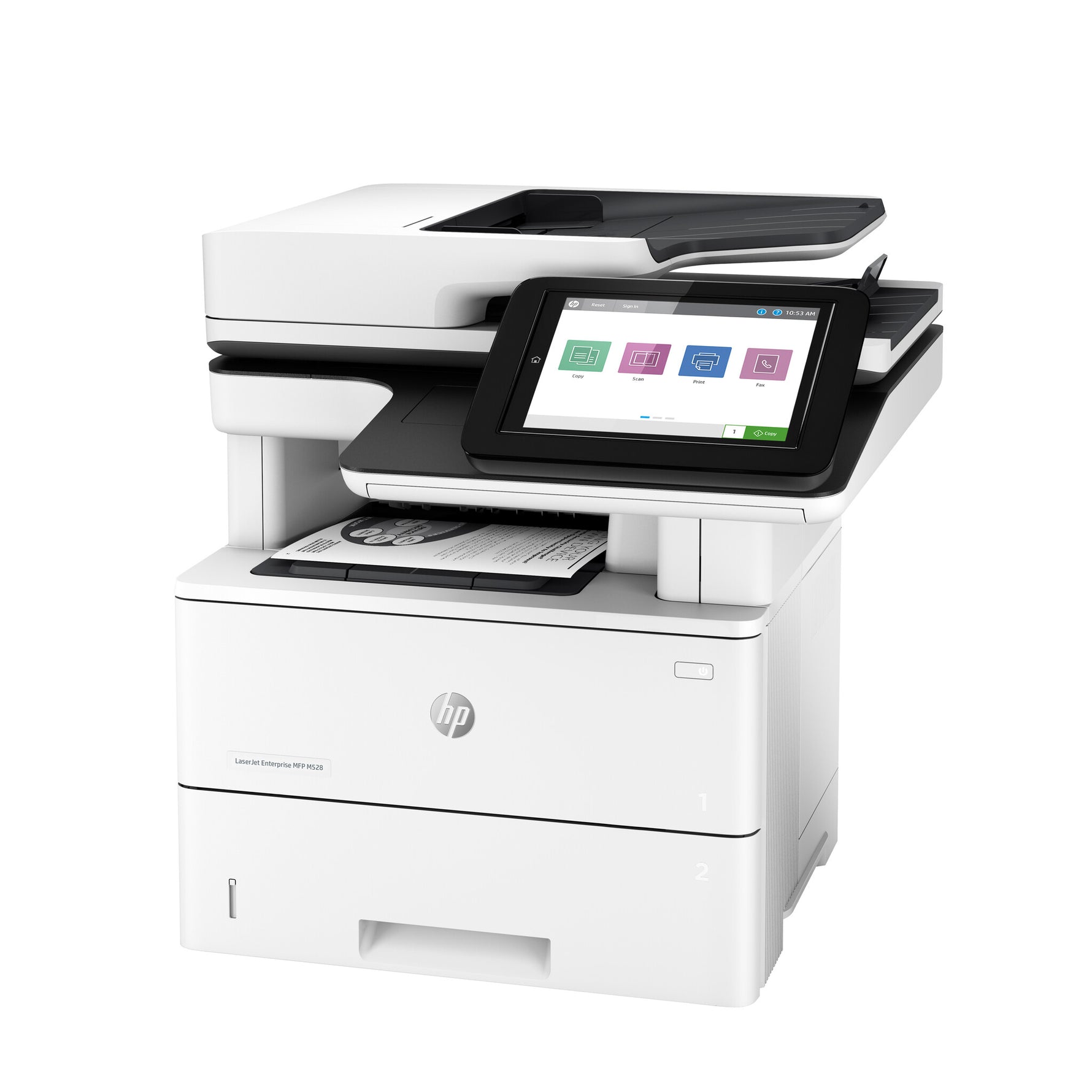 HP LaserJet Enterprise M528dn Draadloos Multifunction Zwart-wit Printer, Kopieerapparaat, scanner; dubbelzijdig