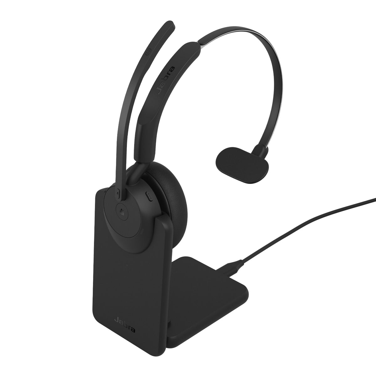 Jabra Evolve3 45 Headset Draadloos Hoofdband Kantoor/callcenter USB Type-A Bluetooth Zwart